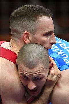 HUNGARY WRESTLING EUROPEAN CHAMPIONSHIPS