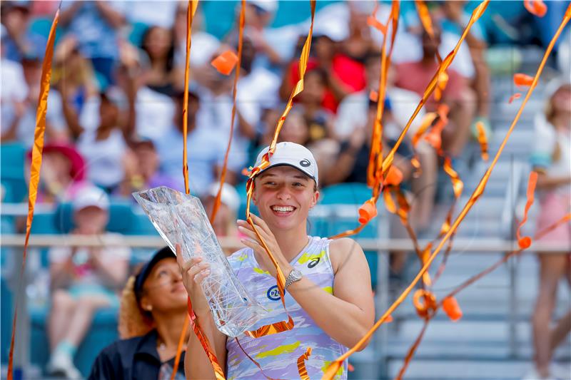 WTA Miami: Nezaustavljiva Iga Swiatek do novog naslova