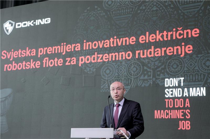 DOK-ING predstavio inovativnu električnu robotsku flotu za podzemno rudarenje