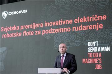 DOK-ING predstavio inovativnu električnu robotsku flotu za podzemno rudarenje