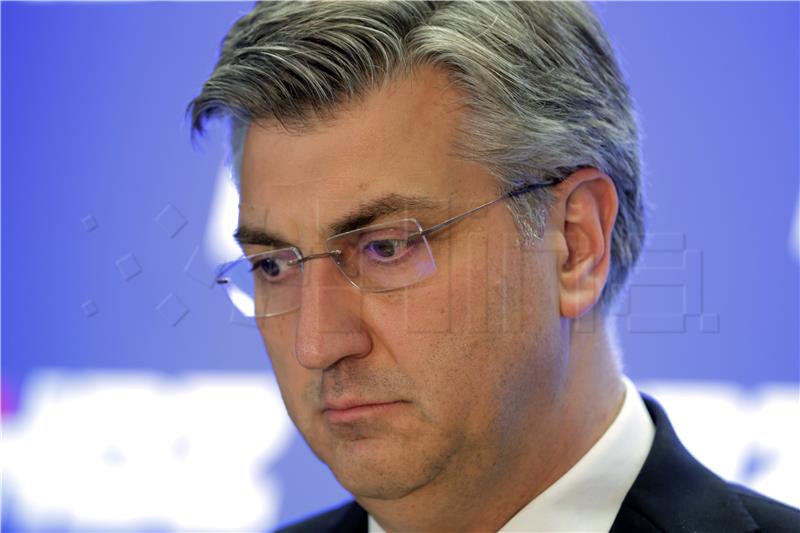 Plenković talks drone, cabinet reshuffle