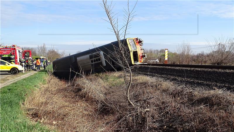 HUNGARY DERAILED TRAIN