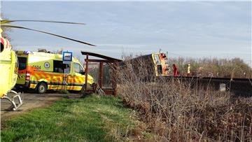 HUNGARY DERAILED TRAIN