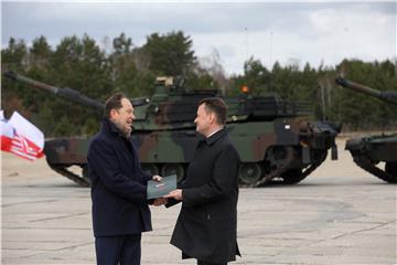 POLAND DEFENSE PURCHASE OF ABRAMS TANKS