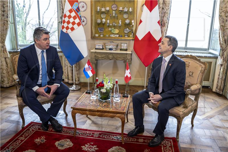 Croatian president says Western sanctions will not stop war in Ukraine