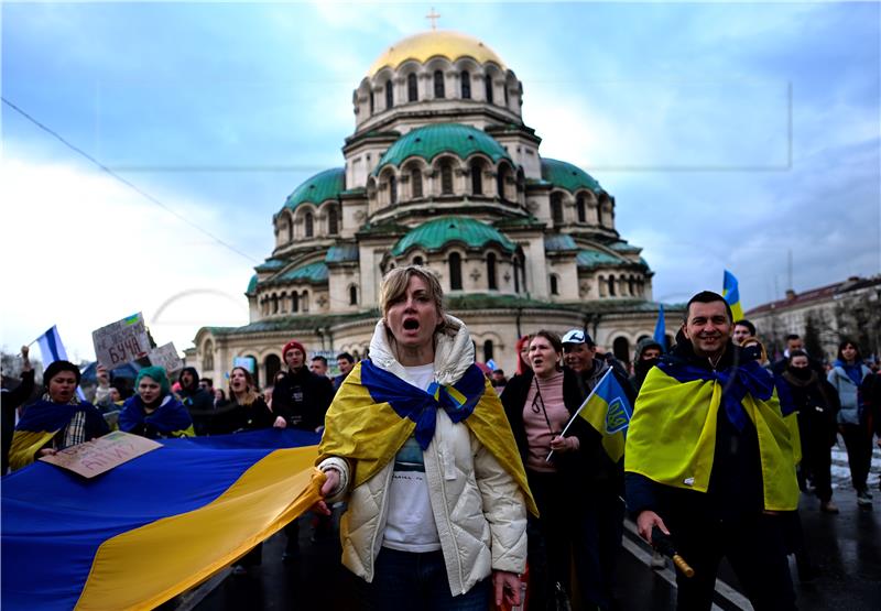 BULGARIA PROTEST UKRAINE RUSSIA CONFLICT