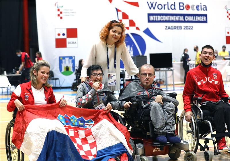 Dodjela medalja Zagreb 2022 World Boccia Challengera