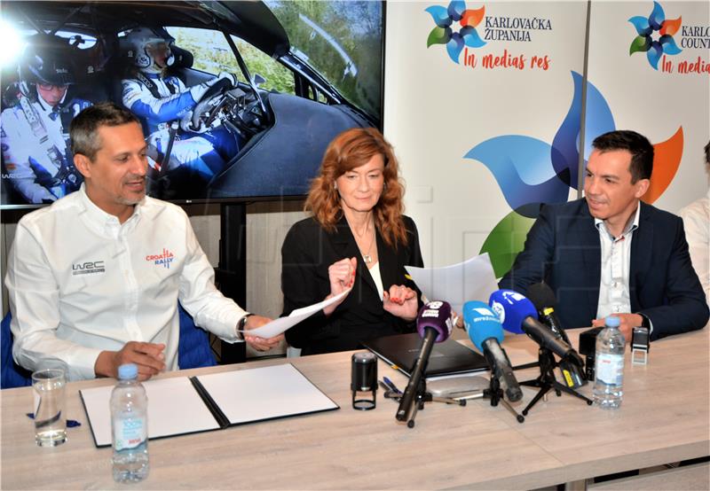 Potpisivanje ugovora o suradnji u vezi organizacije WRC Croatia Rallya 2022.