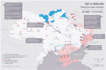 Rat u Ukrajini: Područje ruske invazije