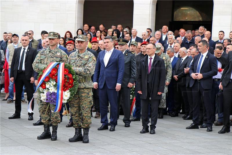 Predsjednik Milanović na obilježavanju 30. godišnjice osnutka HVO-a