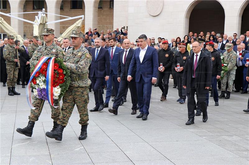 Predsjednik Milanović na obilježavanju 30. godišnjice osnutka HVO-a