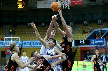 Utakmica Lige za prvaka prvenstva Hrvatske za košarkaše Cedevita Junior - Cibona