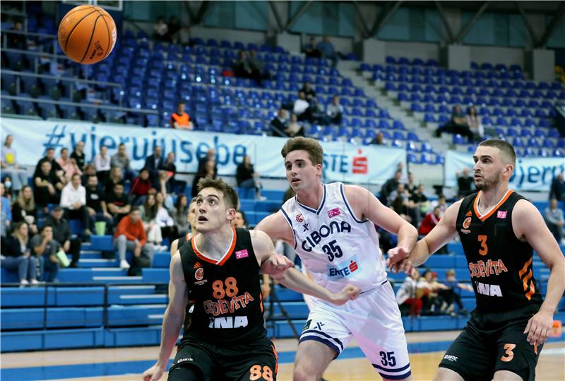 Utakmica Lige za prvaka prvenstva Hrvatske za košarkaše Cedevita Junior - Cibona