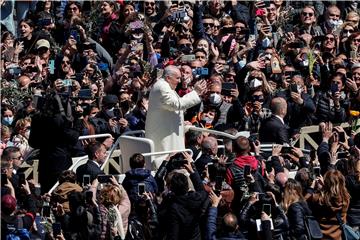 VATICAN BELIEF PALM SUNDAY MASS