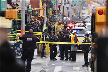 USA CRIME NYC SUBWAY SHOOTING