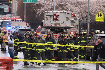 USA CRIME NYC SUBWAY SHOOTING