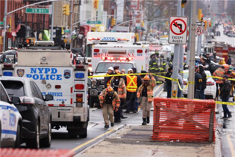 USA CRIME NYC SUBWAY SHOOTING