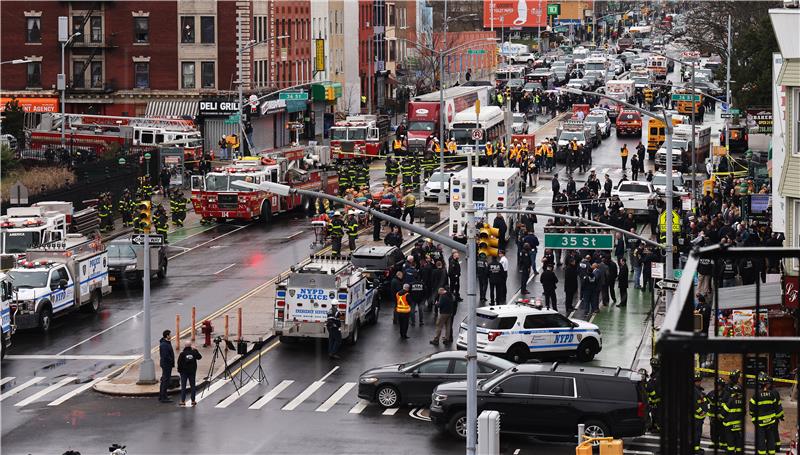 USA CRIME NYC SUBWAY SHOOTING