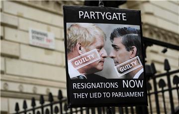 BRITAIN POLITCIS MET POLICE BORIS JOHNSON PARTYGATE FINES