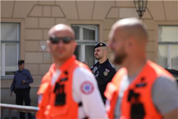 Protest zaposlenika u službi hitne medicinske pomoći na Markovom trgu