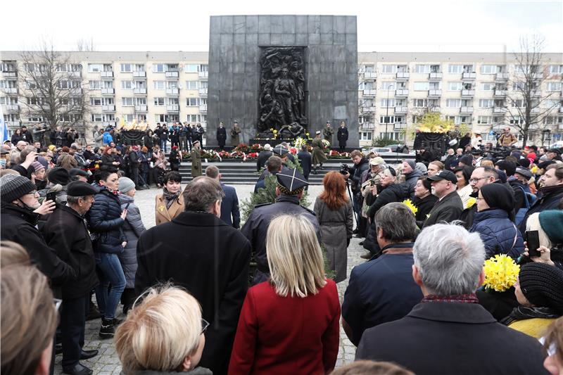 POLAND WARSAW GHETTO UPRISING ANNIVERSARY