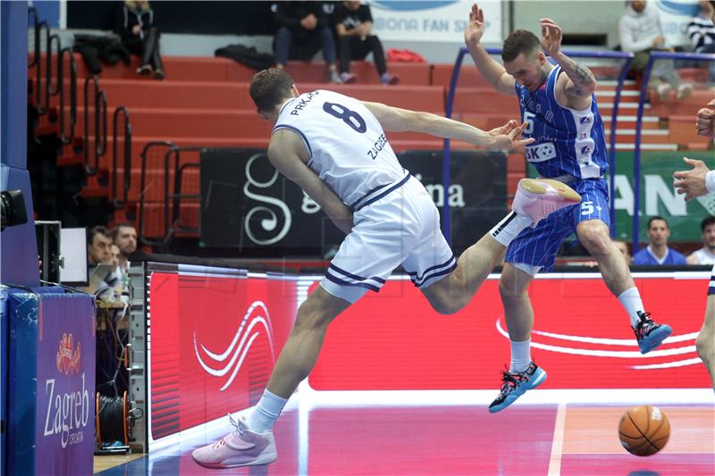 Utakmica 7. kola košarkaške Lige za prvaka: Cibona - Zadar