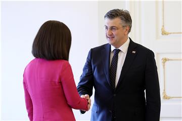 Plenković primio bugarsku ministricu vanjskih poslova Genčovsku