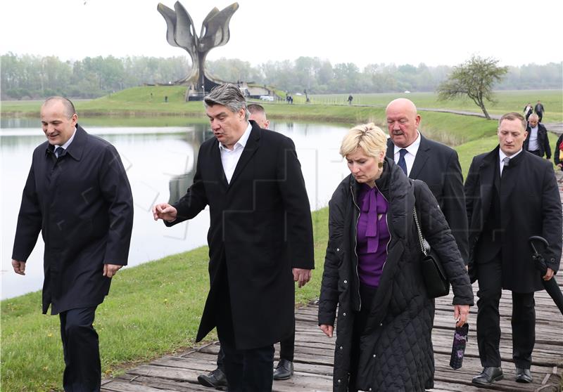 Milanović zasebno komemorirao žrtve logora Jasenovac