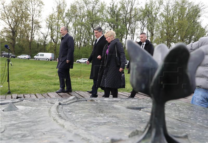 Milanović zasebno komemorirao žrtve logora Jasenovac