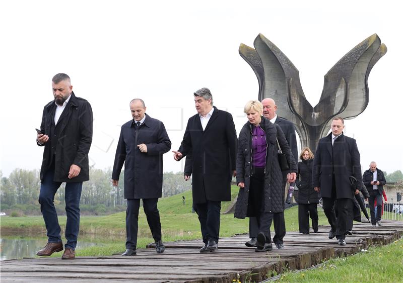 Milanović zasebno komemorirao žrtve logora Jasenovac