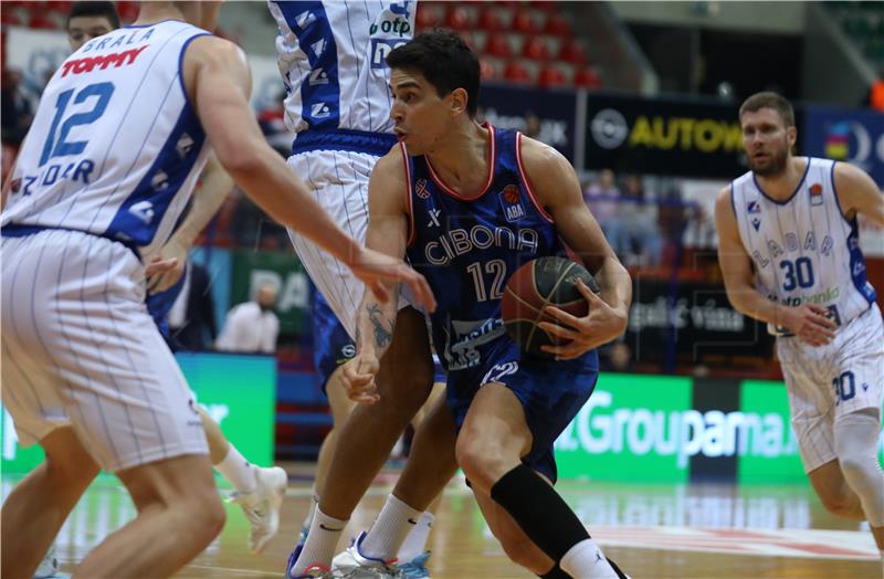 Utakmica 16. kola košarkaške ABA lige: Cibona - Zadar