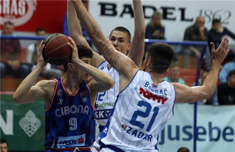 Utakmica 16. kola košarkaške ABA lige: Cibona - Zadar