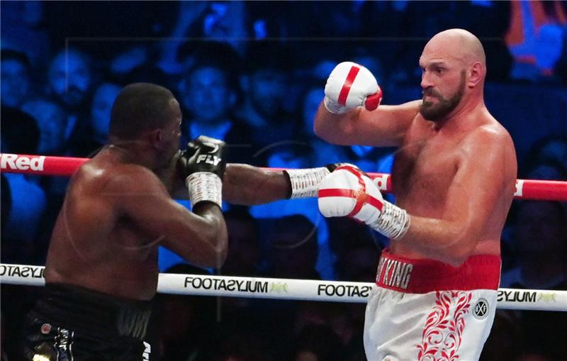 BRITAIN BOXING HEAVYWEIGHT TITLE