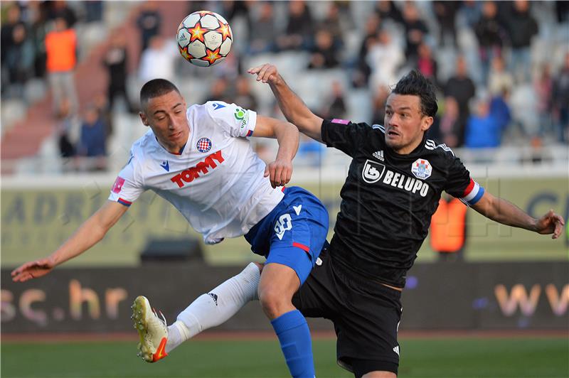 Prva HNL: Slaven Belupo - Hajduk 0-0