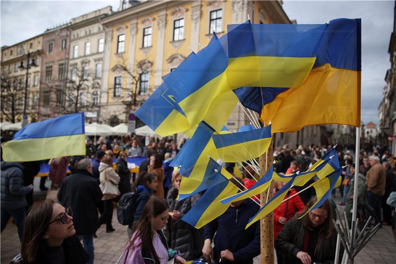 POLAND DEMONSTRATION UKRAINE RUSSIA CONFLICT