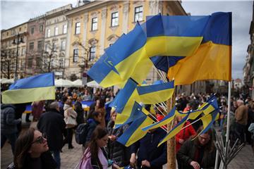 POLAND DEMONSTRATION UKRAINE RUSSIA CONFLICT