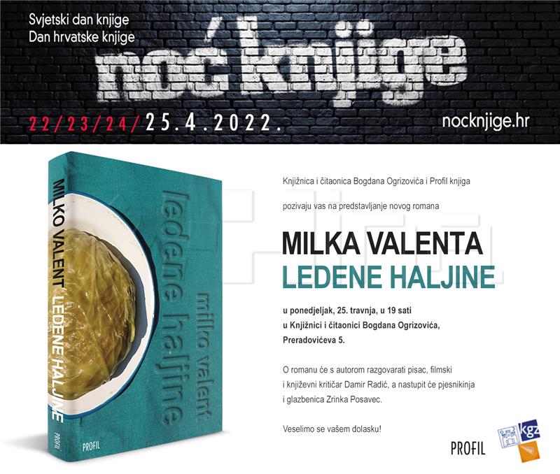 Milko Valent predstavio roman "Ledene haljine"