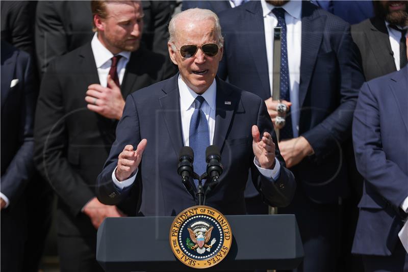 USA BIDEN STANLEY CUP CHAMPION TAMPA BAY LIGHTNING