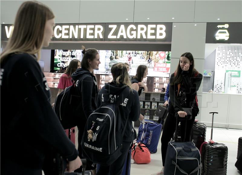 Doček ukrajinske ženske odbojkaške reprezentacije