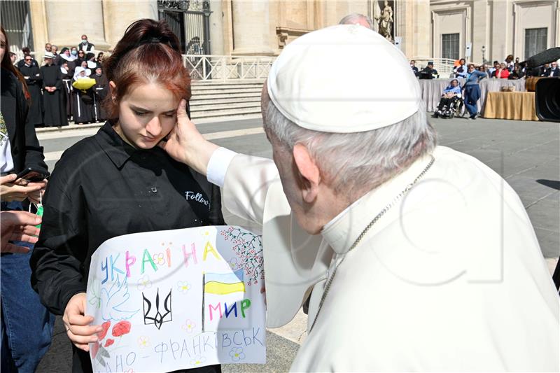 VATICAN POPE FRANCIS GENERAL AUDIENCE