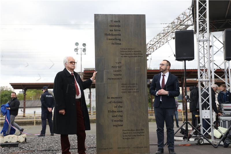 U Zagrebu otkriven spomenik žrtvama Holokausta i ustaškog režima