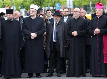 U Zagrebu otkriven spomenik žrtvama Holokausta i ustaškog režima