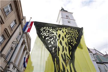 Akcija inicijative Extinction Rebellion Zagreb