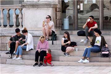 Vruće prijepodne u Zadru