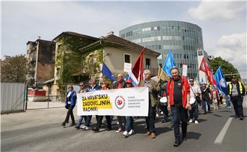 SSSH obilježio 1. svibnja  tradicionalnom prosvjednom povorkom gradskim ulicama