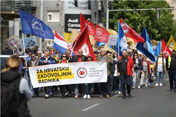 SSSH obilježio 1. svibnja  tradicionalnom prosvjednom povorkom gradskim ulicama