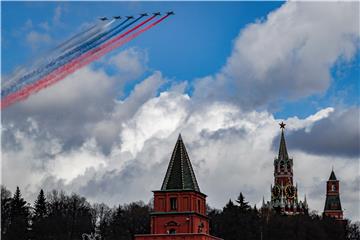 RUSSIA VICTORY DAY PARADE REHEARSAL