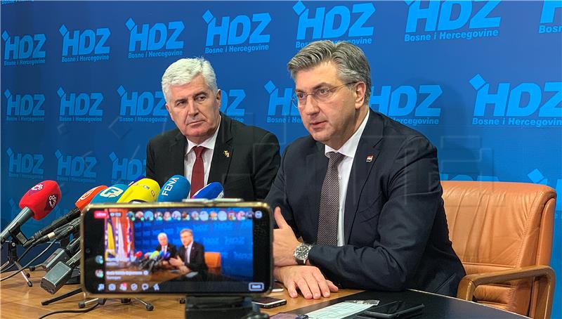 Plenković: Bez izborne reforme neće se omogućiti legitimna zastupljenost Hrvata 