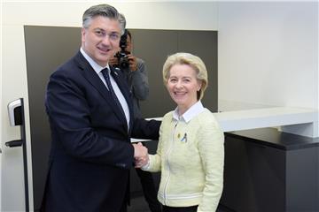 Bilateralni susret Plenkovića i von der Leyen