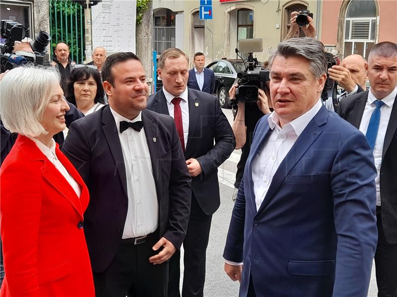 Milanović attends Pula city day ceremony